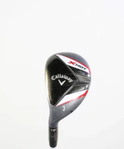 Callaway X Hot 3-Hybrid 19* 41 In LEFTY Callaway Stiff Flex Graphite Shaft