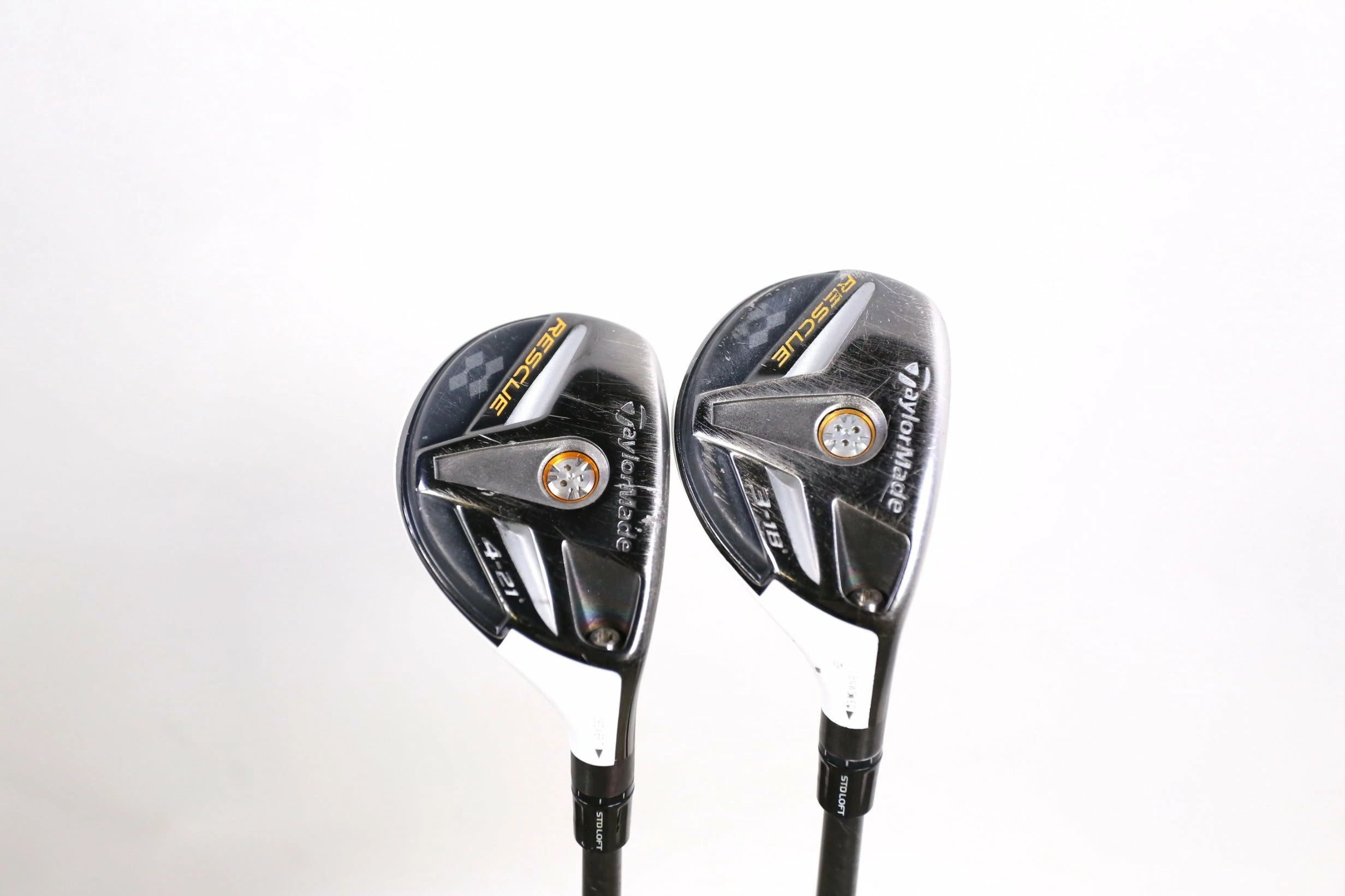 TaylorMade Rescue TP 2011 3, 4 Hybrid Set RH Aldila RIP Graphite Shafts Stiff