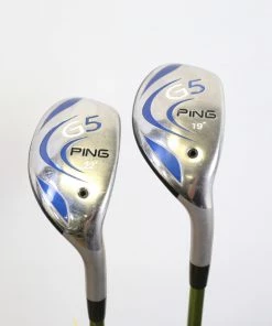 Ping G5 19*, 22* Hybrid Set RH Aldila Graphite Shafts Stiff Flex