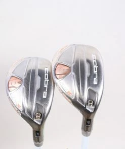 Cobra Fly-Z Silver Flower Pearl 4, 5 Hybrid Set RH Matrix Graphite Shaft Ladies