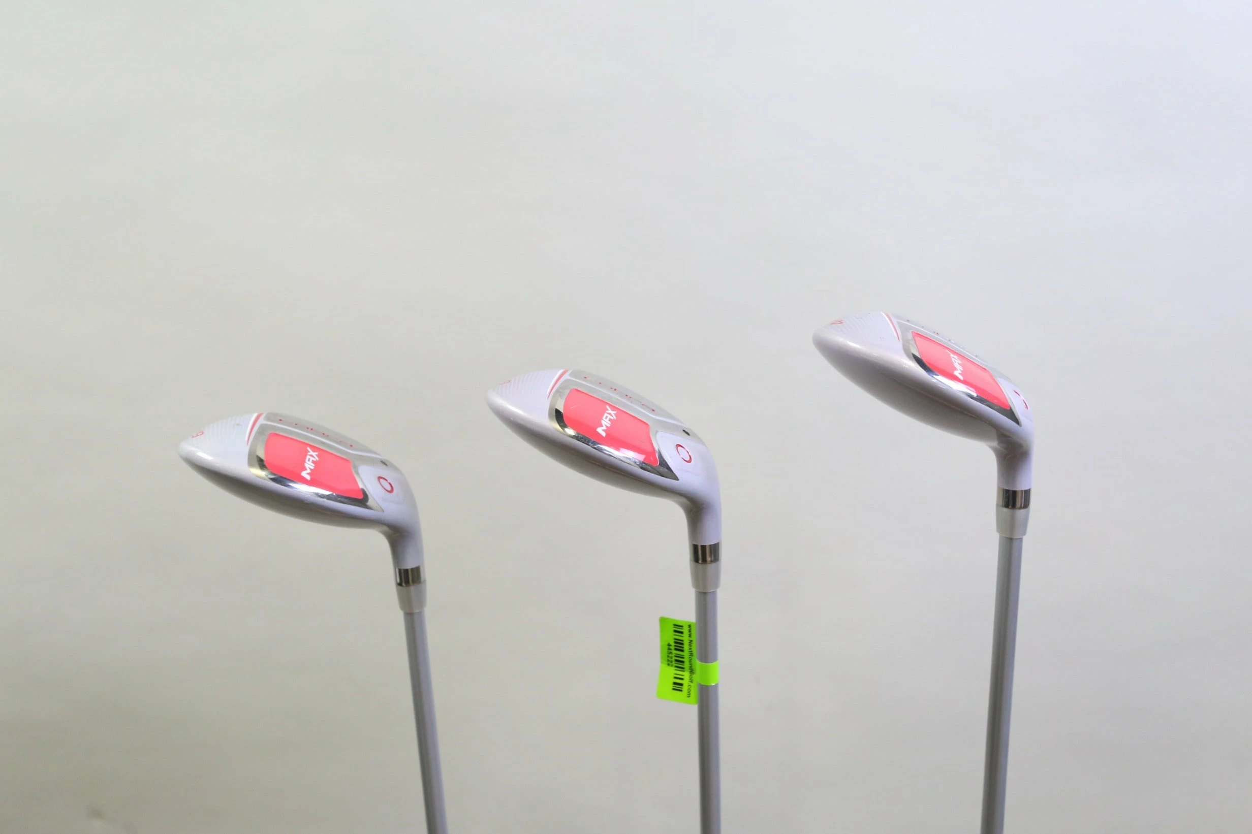 Cobra Max Raspberry Offset 4, 5, 6 Hybrid Set RH Graphite Shafts Ladies Flex - Image 4