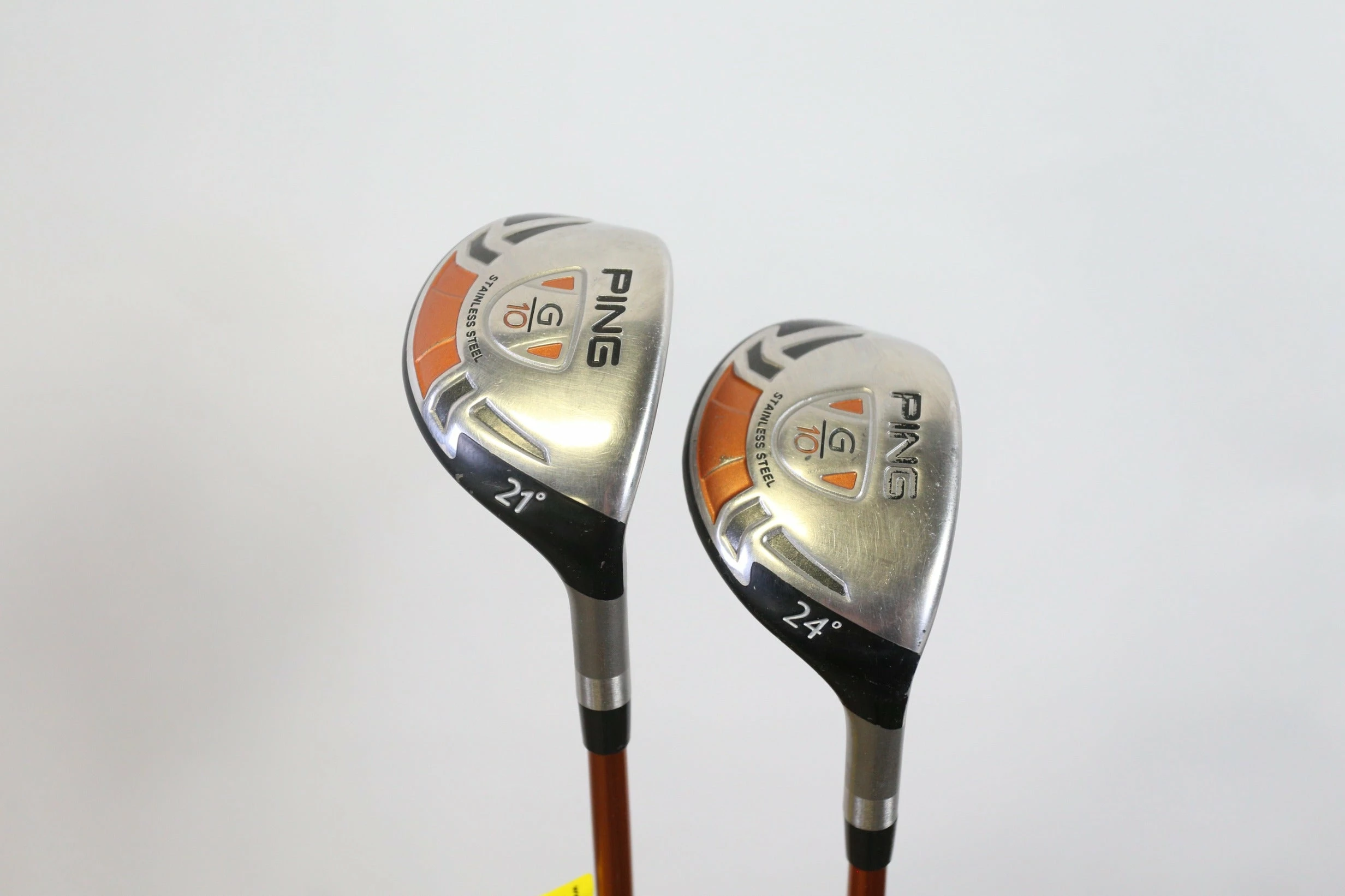 Ping G10 3, 4 Hybrid Set RH TFC 129 Graphite Shafts Regular Flex