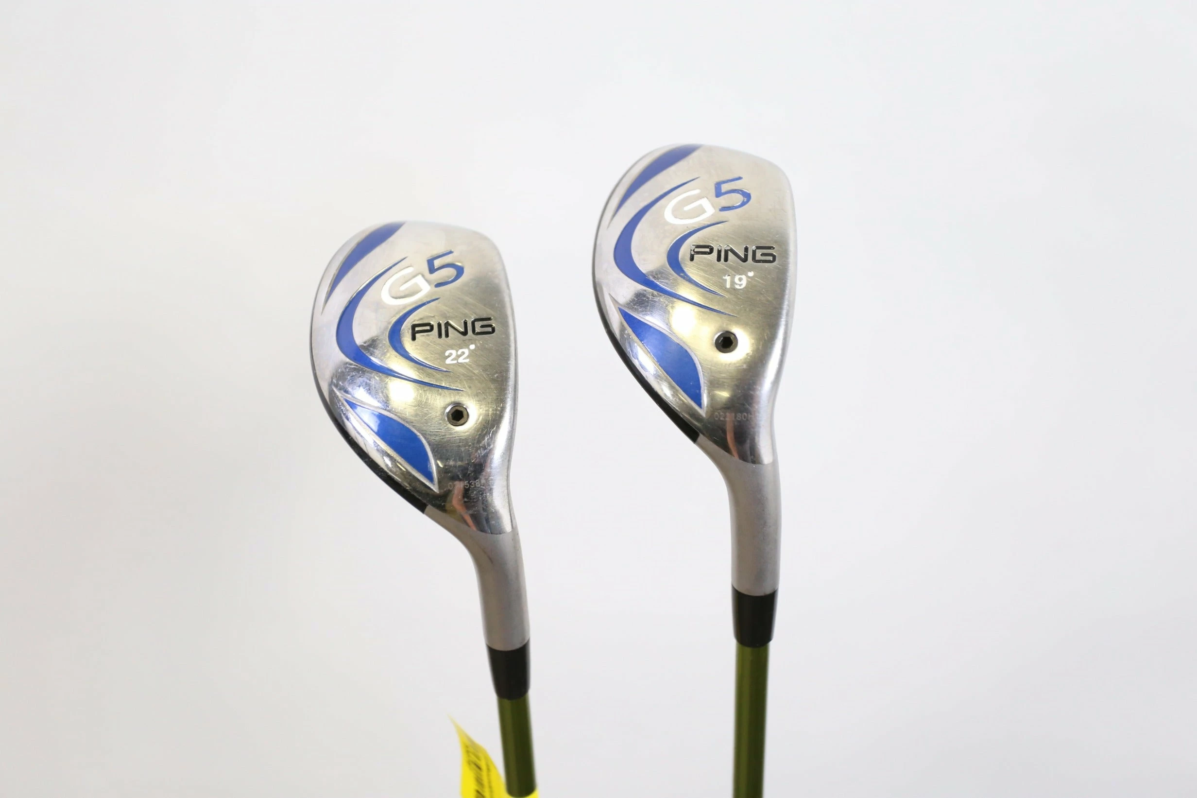 Ping G5 19*, 22* Hybrid Set RH Aldila Graphite Shafts Stiff Flex - Image 5