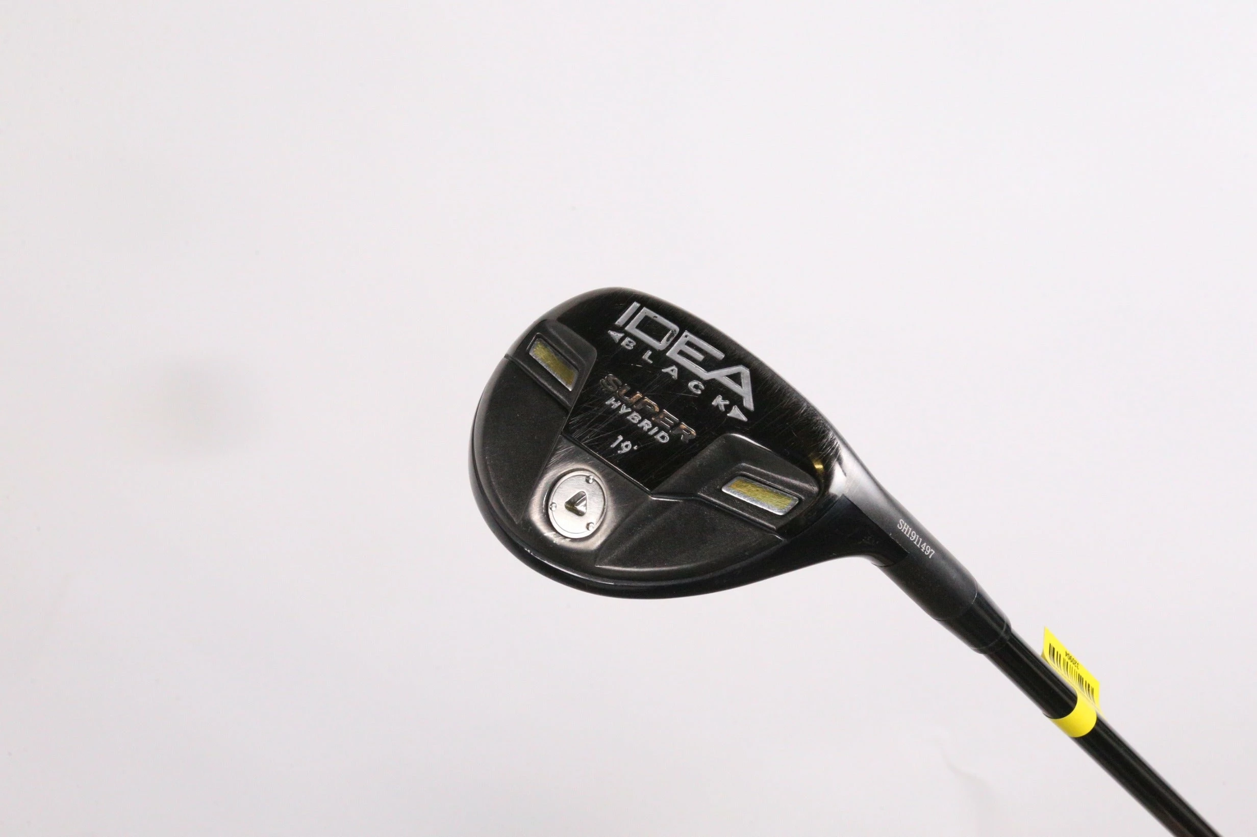 AdamsĀ® Adams Idea Black Super 3 Hybrid 19* RH 41 In VooDoo Graphite Shaft Regular Flex