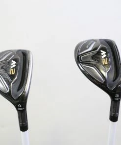 TaylorMade M2 3, 4 Hybrid Set RH Aldila Graphite Shaft Stiff Flex