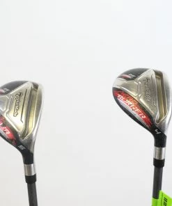 TaylorMade AeroBurner Black Rescue 4, 5 Hybrid Set RH REAX Graphite Seniors Flex