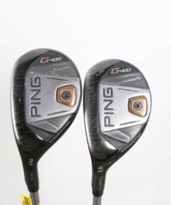 LEFTY Ping G400 3, 4 Hybrid Set Fujikura Vista Pro Graphite Shaft Regular Flex