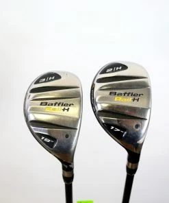 Cobra Baffler Rail-H 17*, 19* Hybrid Set RH Fujikura Graphite Shafts Stiff Flex