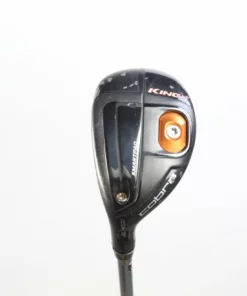 LEFTY Cobra King F6 Black 3-4 Hybrid 22* 40 In Matrix Red Tie Graphite Regular