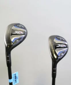 LEFTY Callaway XR 16 OS 3, 5 Hybrid Set Graphite Shaft Regular Flex