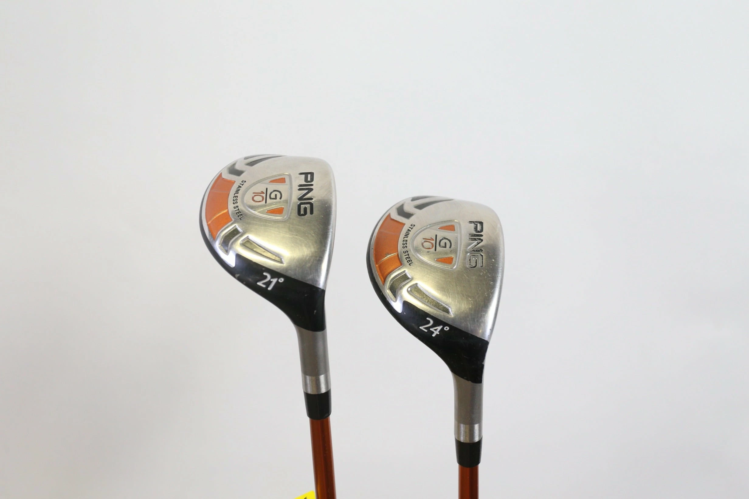 Ping G10 3, 4 Hybrid Set RH TFC 129 Graphite Shafts Regular Flex - Image 5