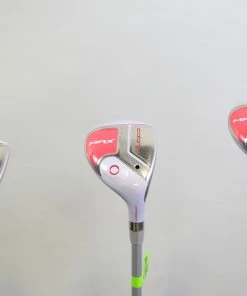 Cobra Max Raspberry Offset 4, 5, 6 Hybrid Set RH Graphite Shafts Ladies Flex