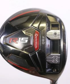 TaylorMade R15 Black Driver - Right-Handed - 9.5 Degrees - Stiff Flex