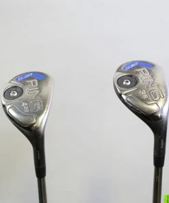 Ping G30 3, 4 Hybrid Set RH Tour 90 Graphite Shafts Regular Flex