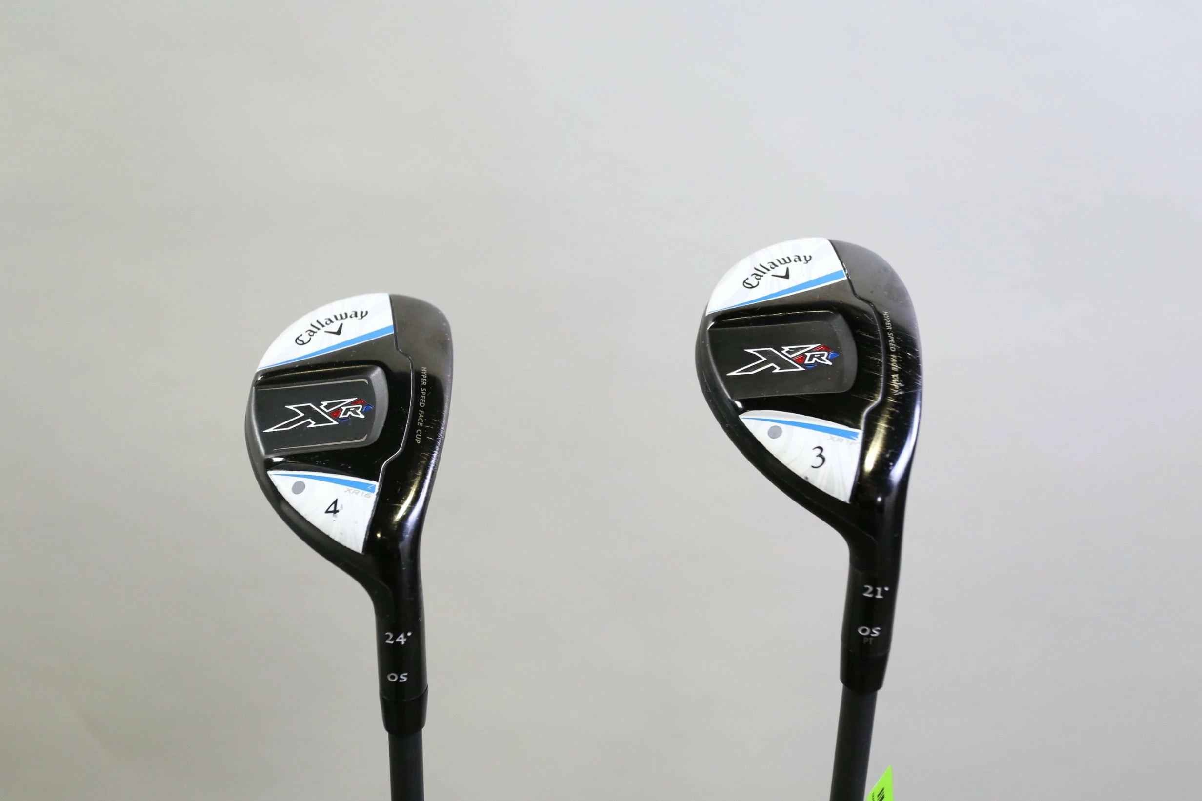 Callaway XR 16 OS 3, 4 Hybrid Set RH Bassara Graphite Shafts Ladies Flex